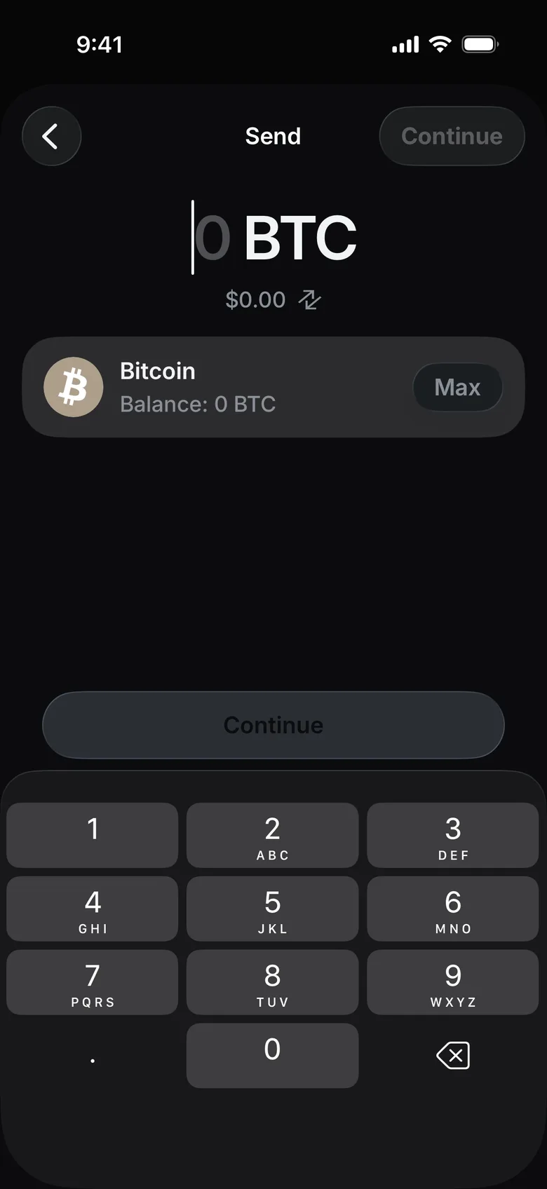 Enter the amount